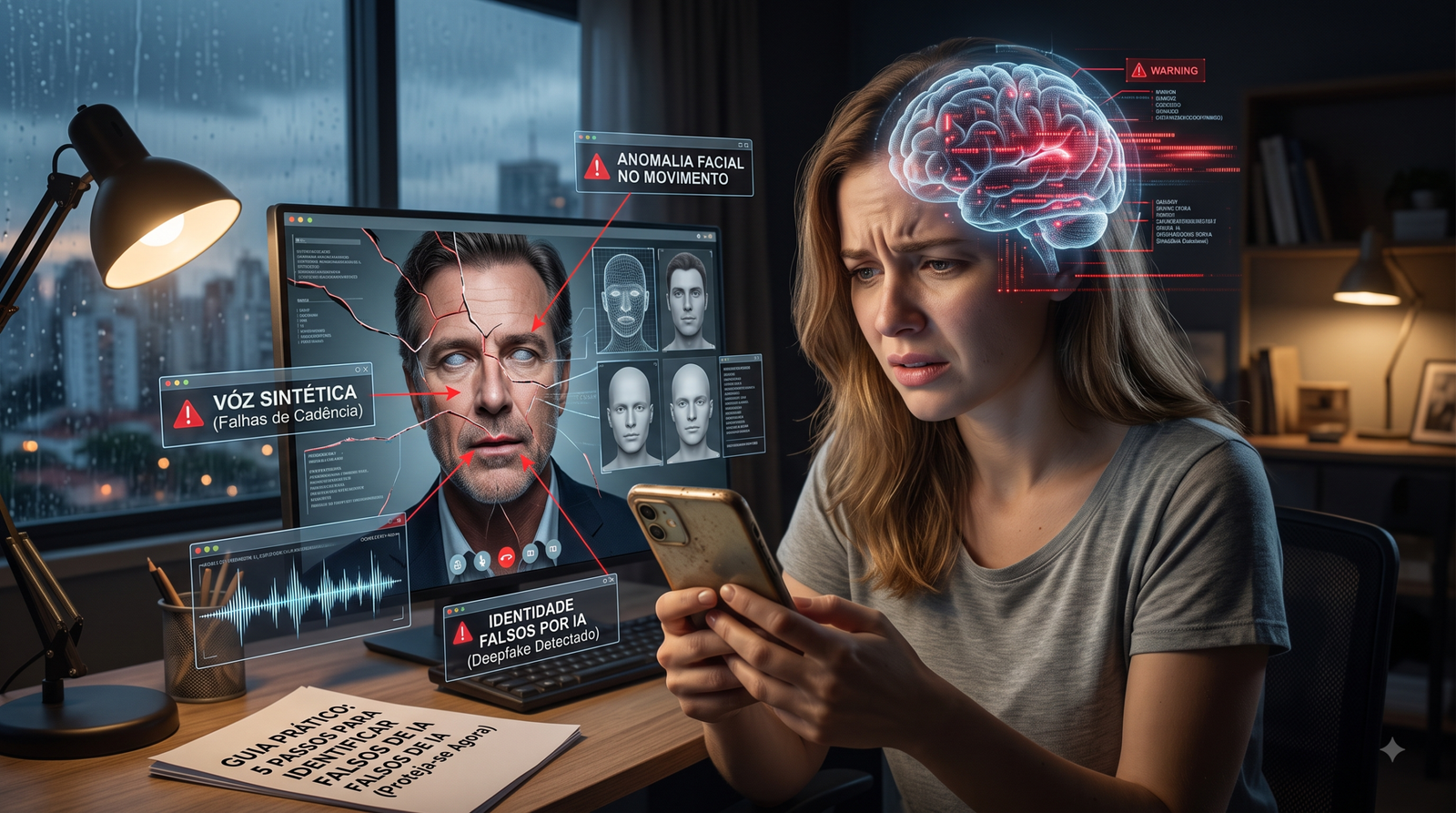 Você não pode mais acreditar nos seus olhos: 5 passos para identificar Deepfakes e Golpes de IA em 2026