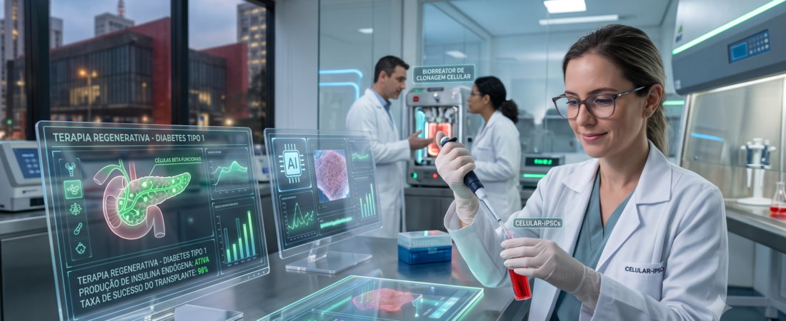 Avanço em Medicina Regenerativa Permite Reversão do Diabetes Tipo 1 e Abre Nova Era no Tratamento de Doenças Crônicas